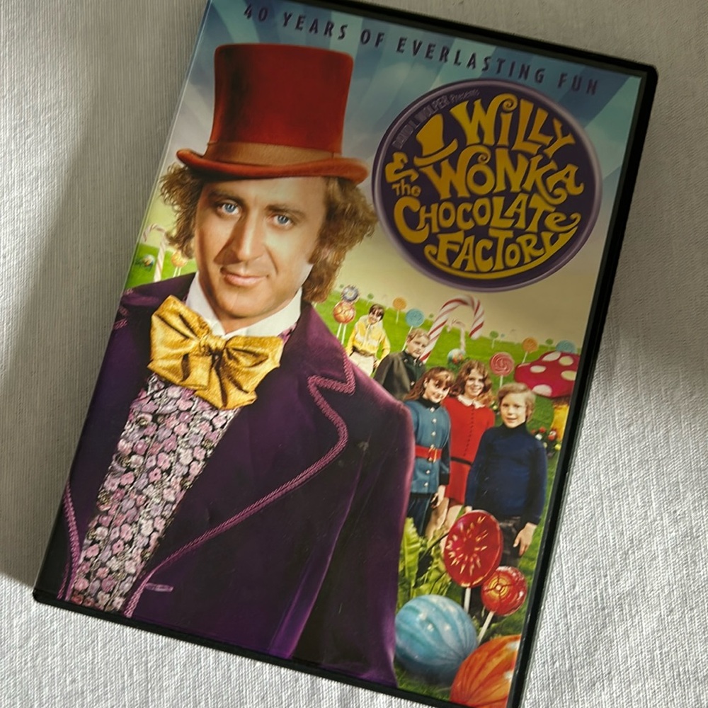 Willy wonka and the chocolate factory dvd